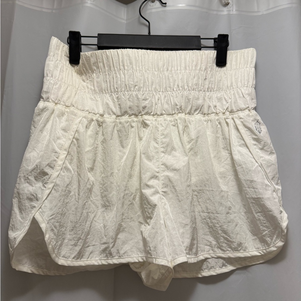 FP Movement by Free People white Elastic Waist Shorts , new with tags